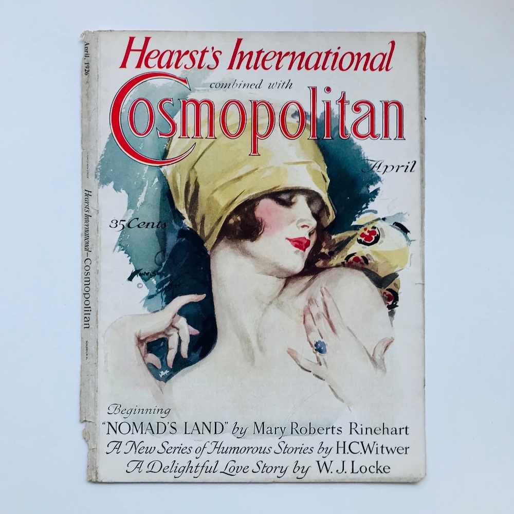Antique April 1926 Hearst's International/Cosmopolitan Magazine Cover